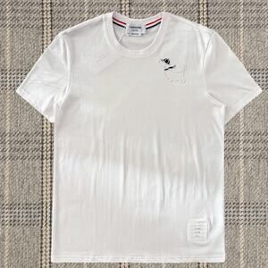 Thom Browne Unisex White Short Sleeve